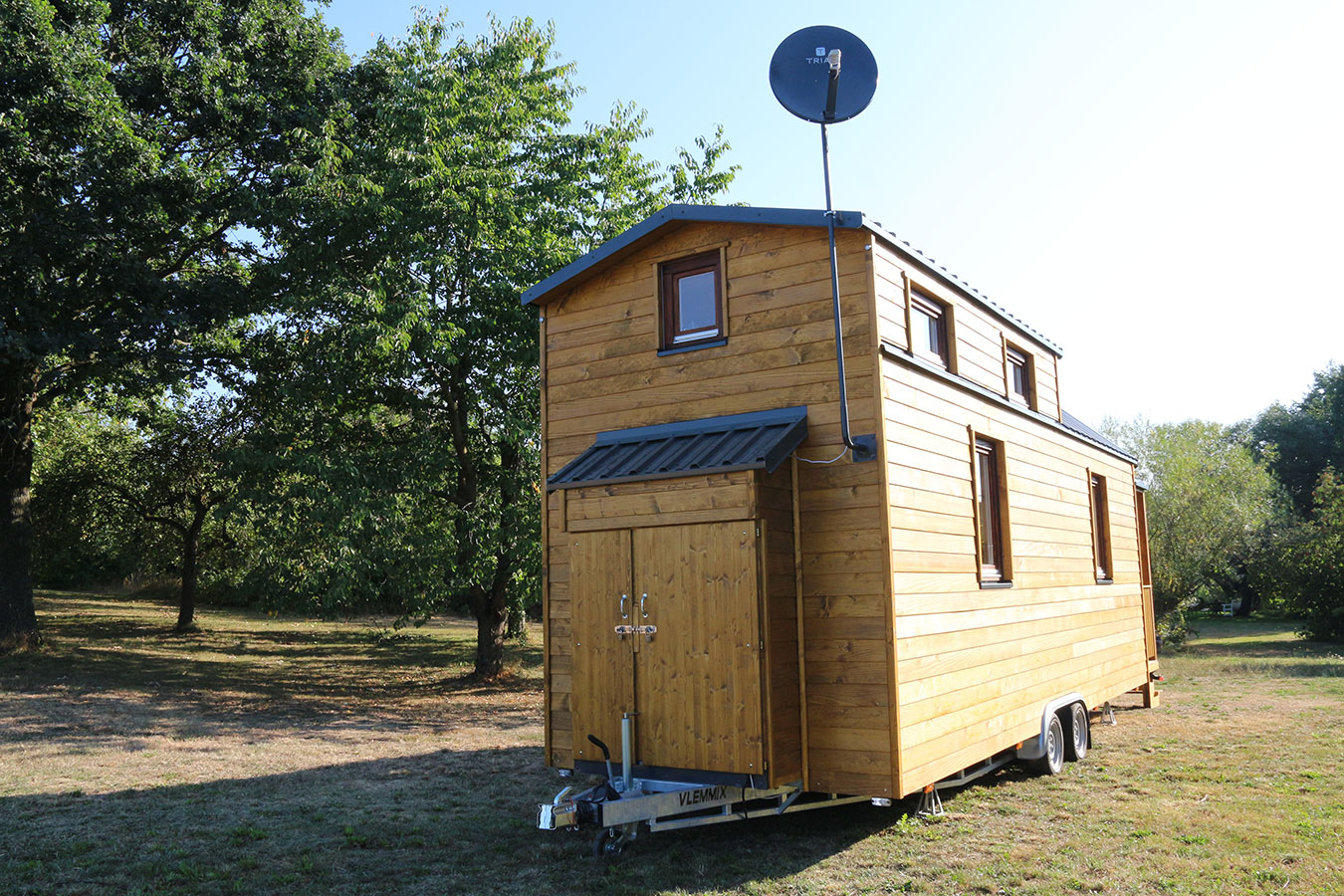 Unser Tiny House von außen. - tinyhouse-prommersbergers Webseite!