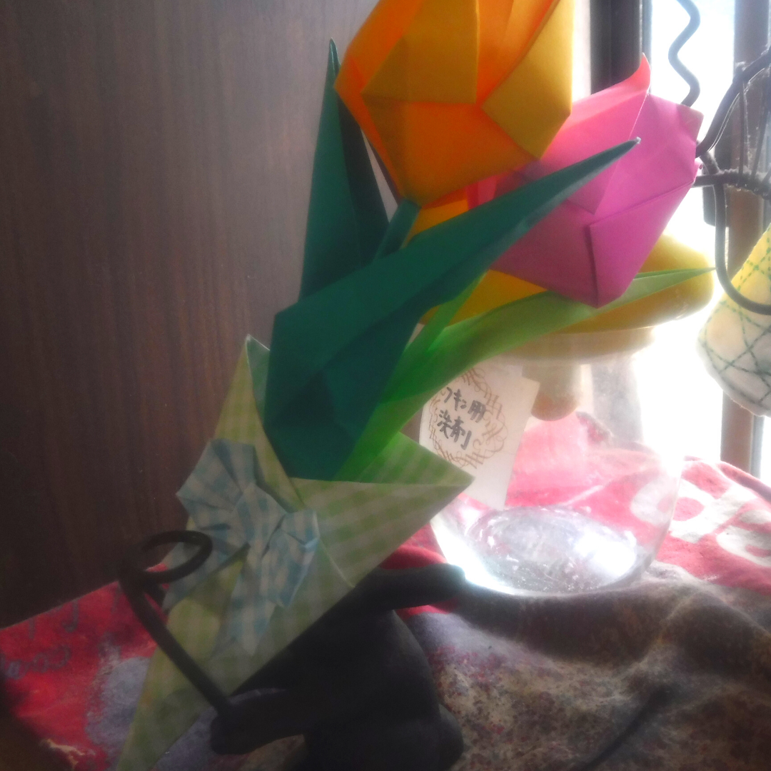 チューリップの花束