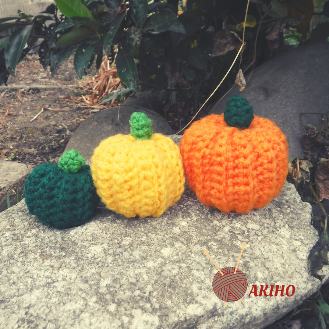 ニットでハロウィーン