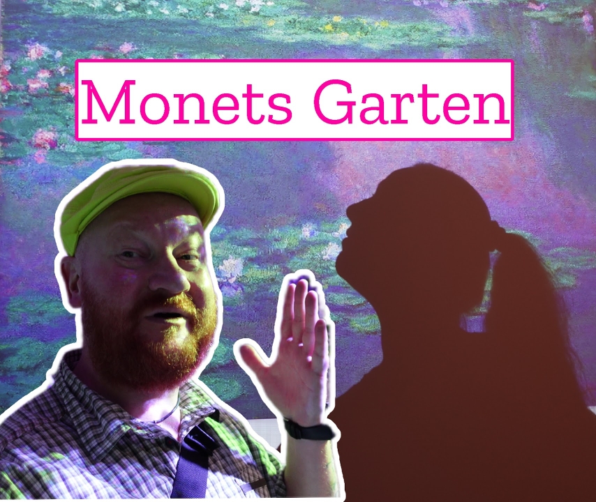 Monets Garten ist ein immersives Ausstellungserlebnis im Technikum in Mülheim a.d. Ruhr