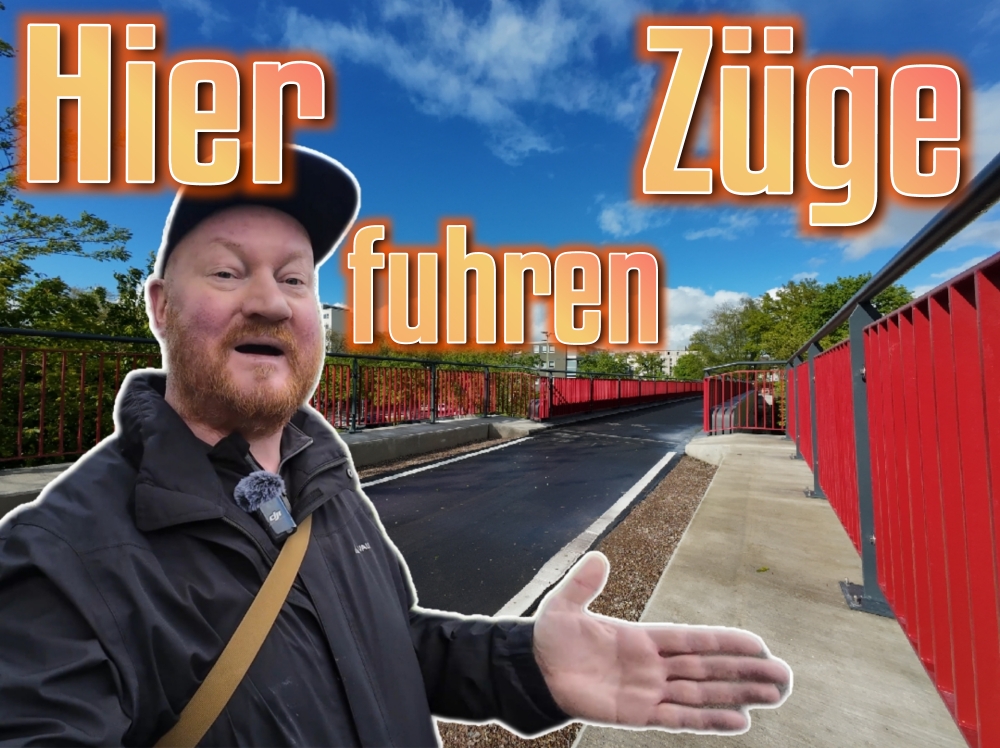 Radfahren und spazieren auf alten Gleisen. Neue Bahntrasse in Essen-Rüttenscheid eröffnet !