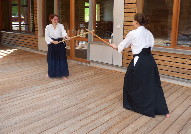 Le beau temps arrive travail sur la terrasse !