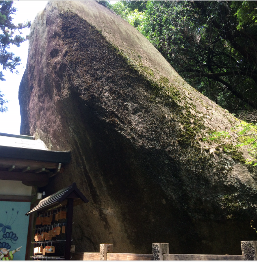 磐船神社　御神体（筆者撮影）