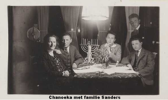 Chanoeka met familie Sanders