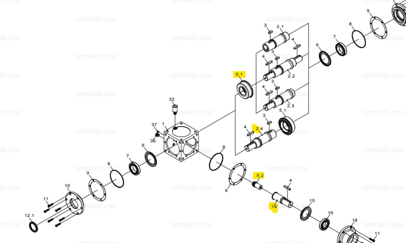 Catálogo ZAE catalog parts request