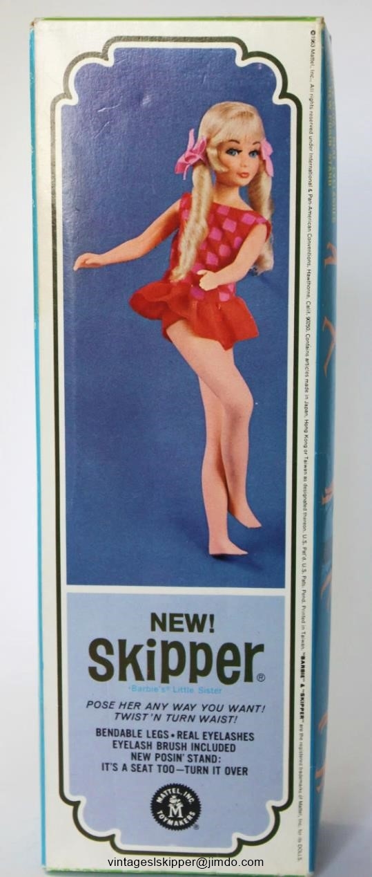 TNT Skipper 1105 1968 1971 Skipper Doll Website Barbie s