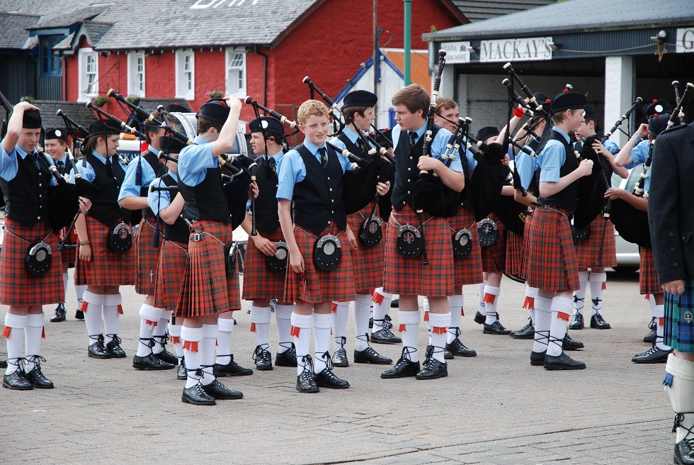 Highland Games in Tobermory