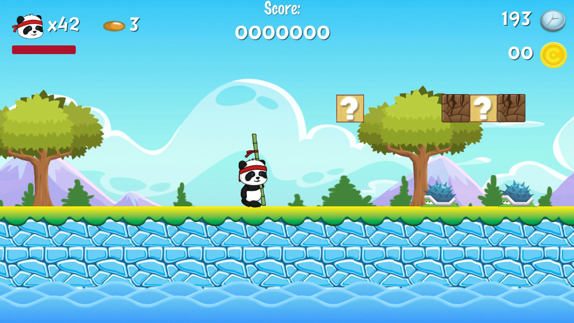 Screenshot: Panda Hero