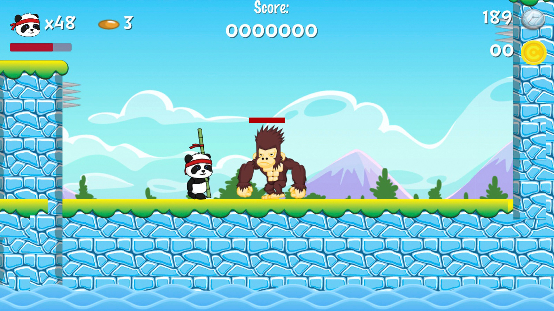 Screenshot: Panda Hero