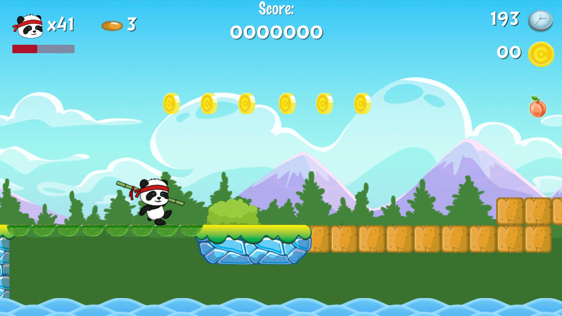 Screenshot: Panda Hero