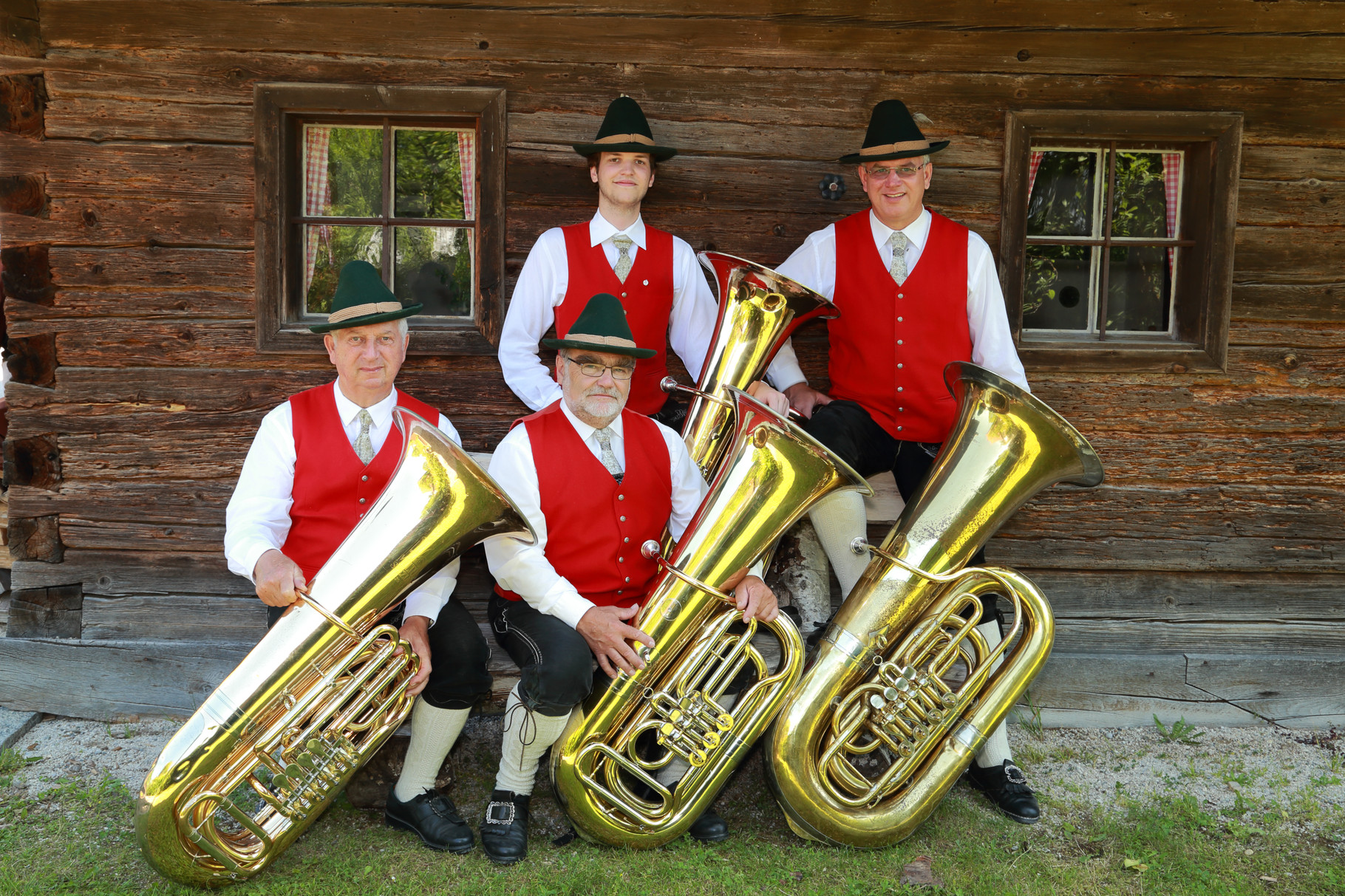 Klemens Hofer, Walter Grünbacher, Johann Asen, Johann Dicker