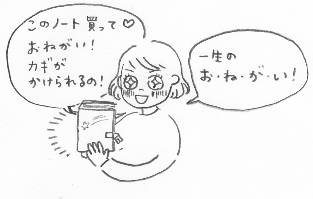 なぜノートに鍵をかける必要があるのだ