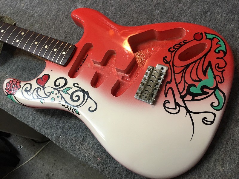 1965 Jimi Hendrix Monterey Pop festival stratocaster - fat