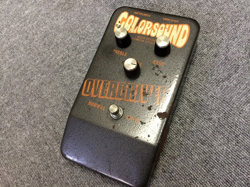Colorsound OVERDRIVER - fat-guitar-stock ページ！