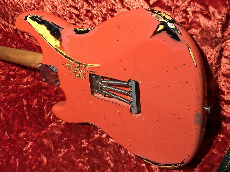 MJT ボディバーガンディレッド 1965 Neck MJT Body Strato - fat-guitar-stock ページ！