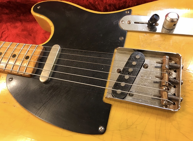 1954 Fender telecaster neck Revelator Black guard Tele - fat