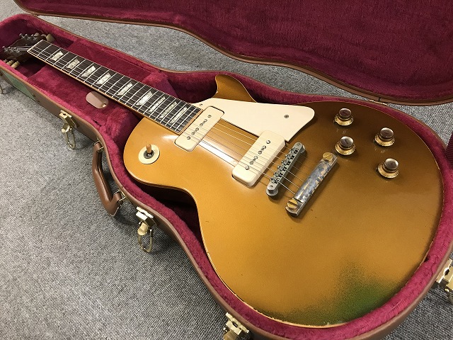 1971~72 Gibson Les Paul Deluxe Gold Top GT - fat-guitar