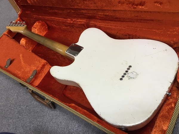 Danocaster telecaster Freakin logo Olympic White - fat