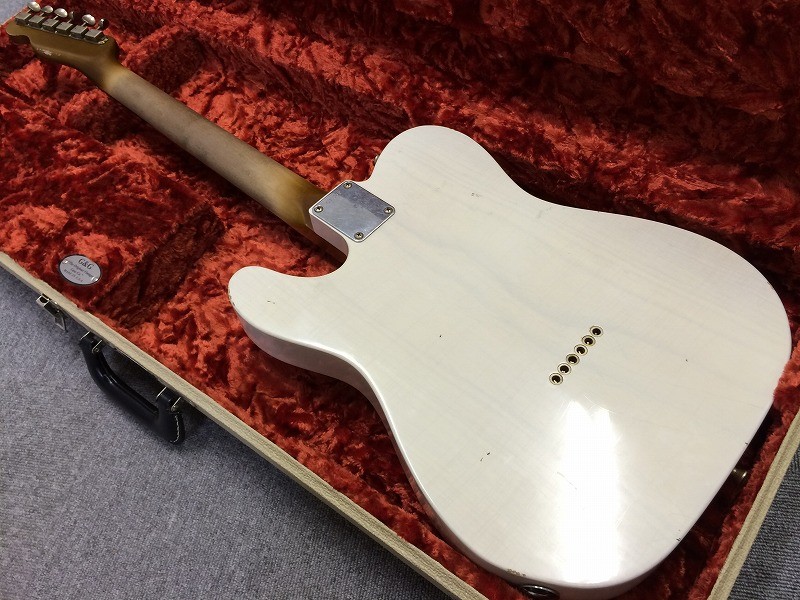 MJT - Telecaster Thinline Body - Black - Relic - SPOON - MJT