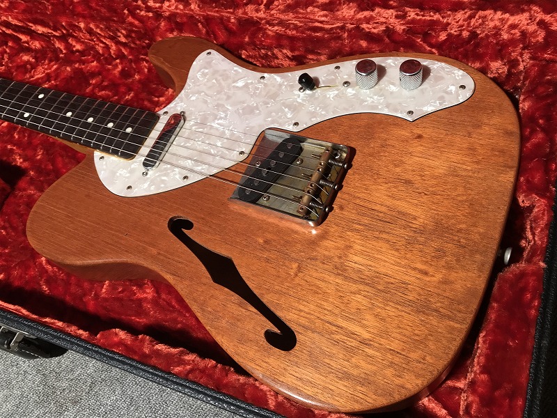 Honduran mahogany Telecaster Thinline - fat-guitar-stock ページ！