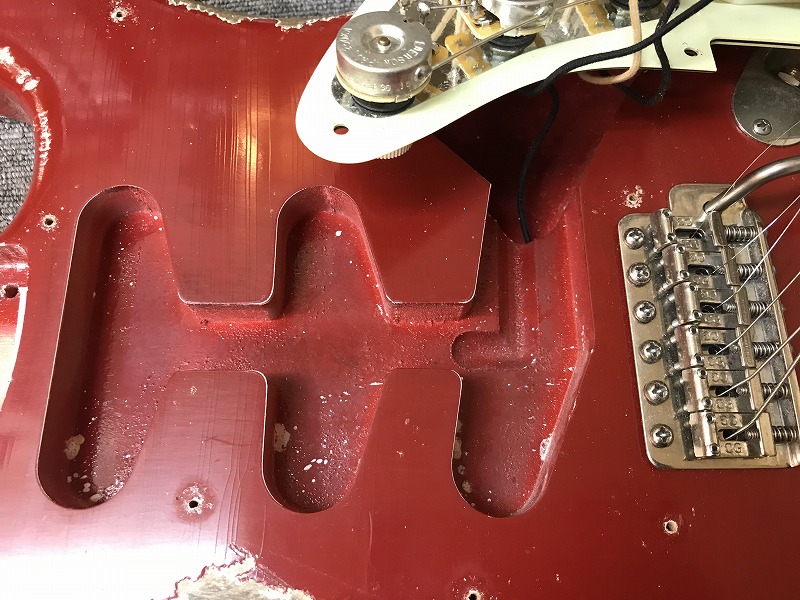 MJT ボディバーガンディレッド 1962 MJT Dakota Red Stratocaster - fat-guitar-stock ページ！