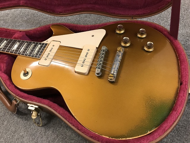 Les Paulタイプ ゴールドトップ 1971~72 Gibson Les Paul Deluxe Gold Top GT - fat-guitar