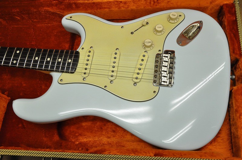 Sold - MJT/MusiKraft '69 Strat Style Guitar, Shoreline Gold