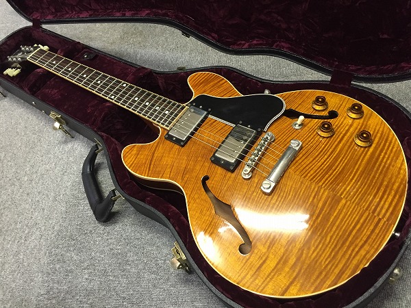 Gibson custom shop cs-336 figured amber - fat-guitar-stock