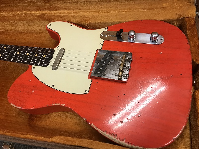 fat-guitar Original order neck Tele See-through red - fat-guitar