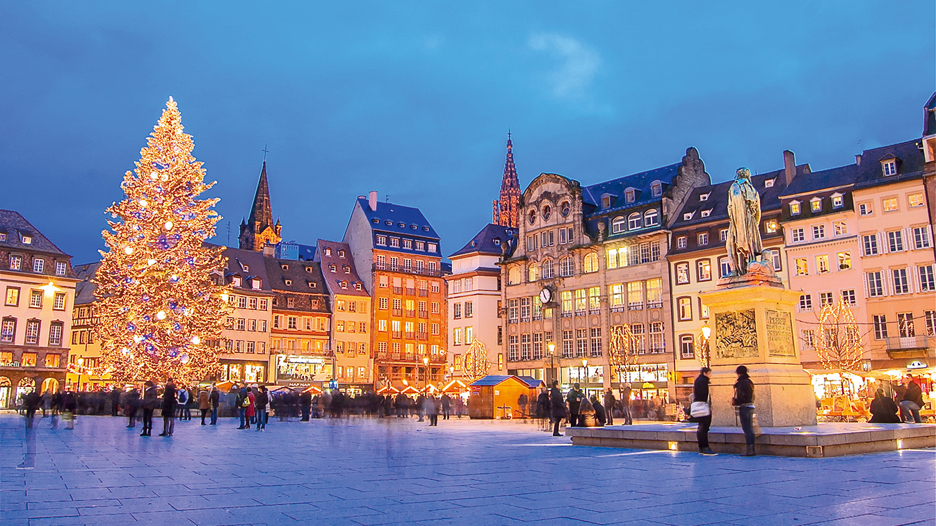 Marché de Nôel, der europaweit bekannte Weihnachtsmarkt in Straßburg