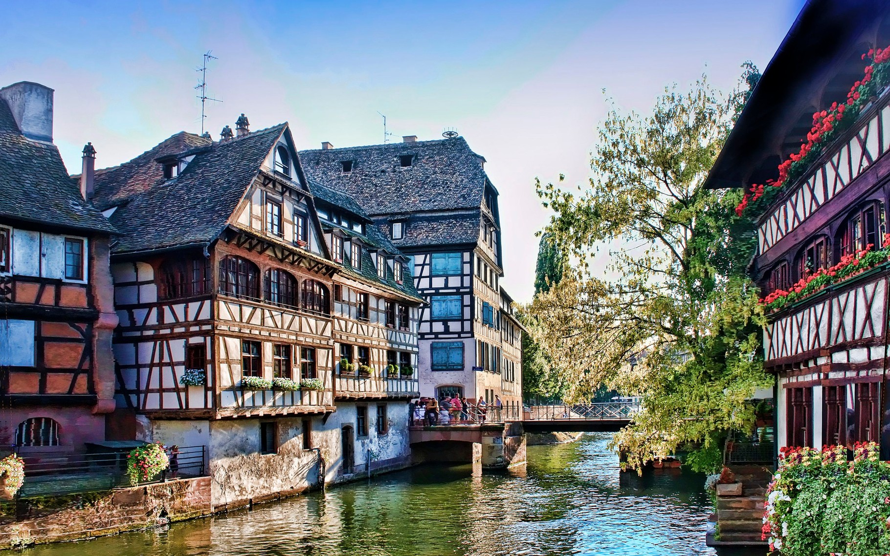 Straßburg, Alsace with "Petite France"