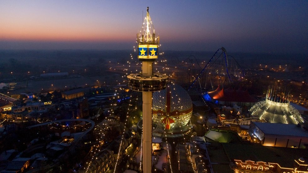 Der Europa-Park im Winterkleid