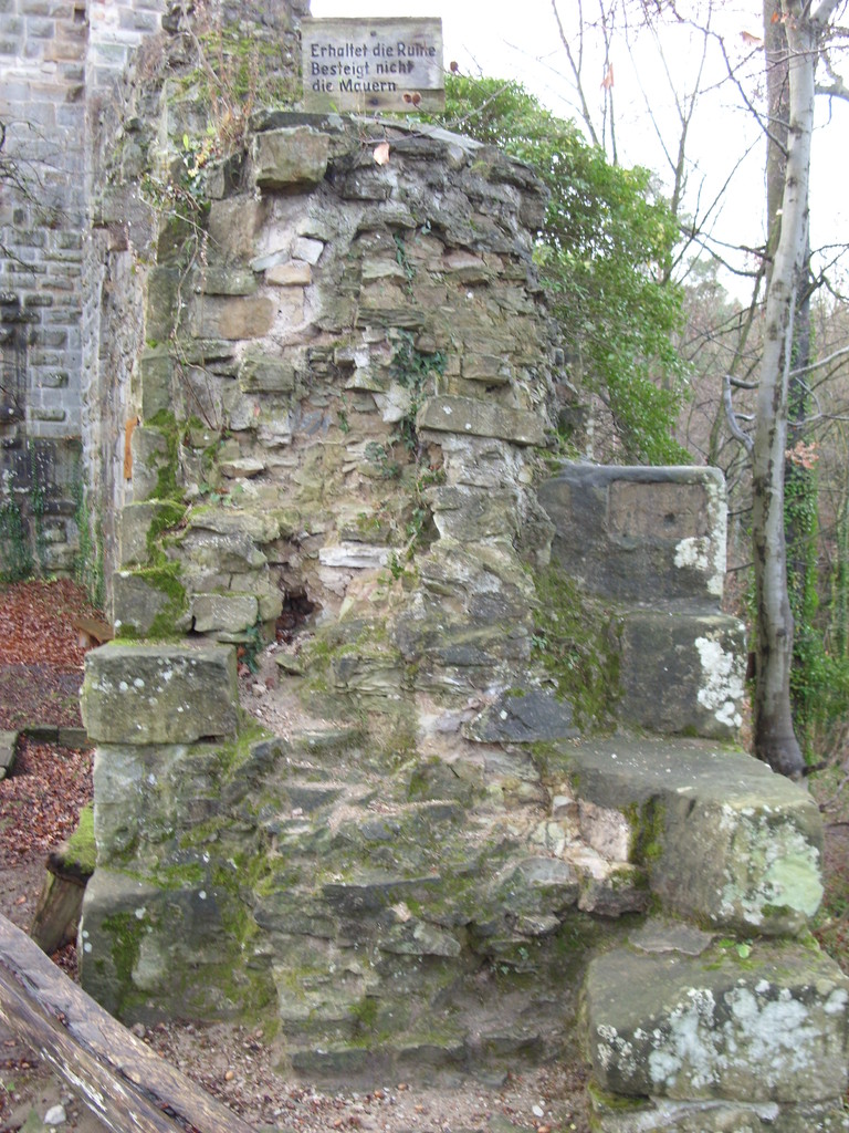 Mauerstumpf, westliche Ringmauer