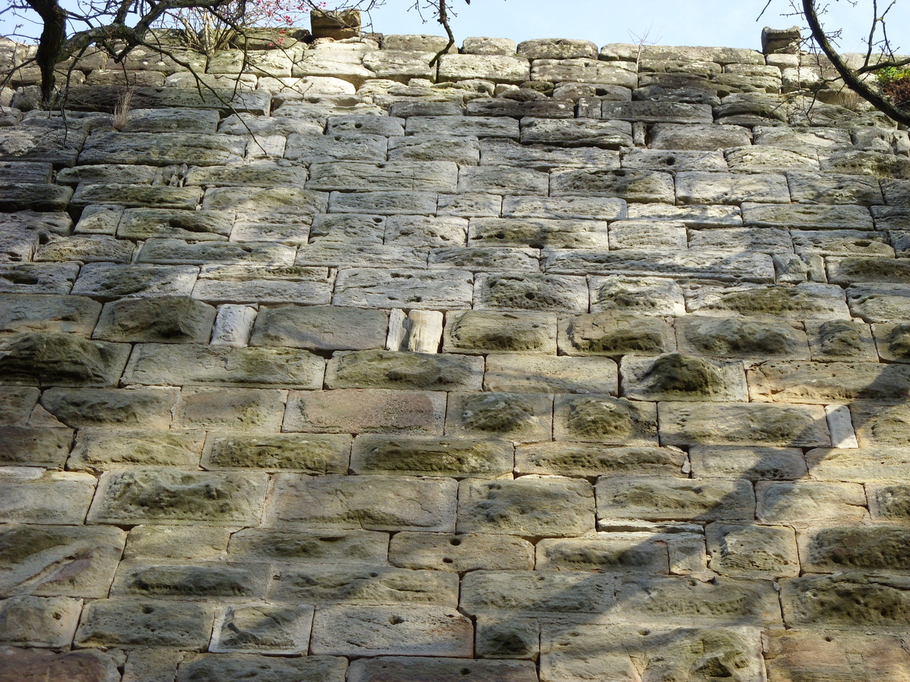 Buckelquader der Schildmauer