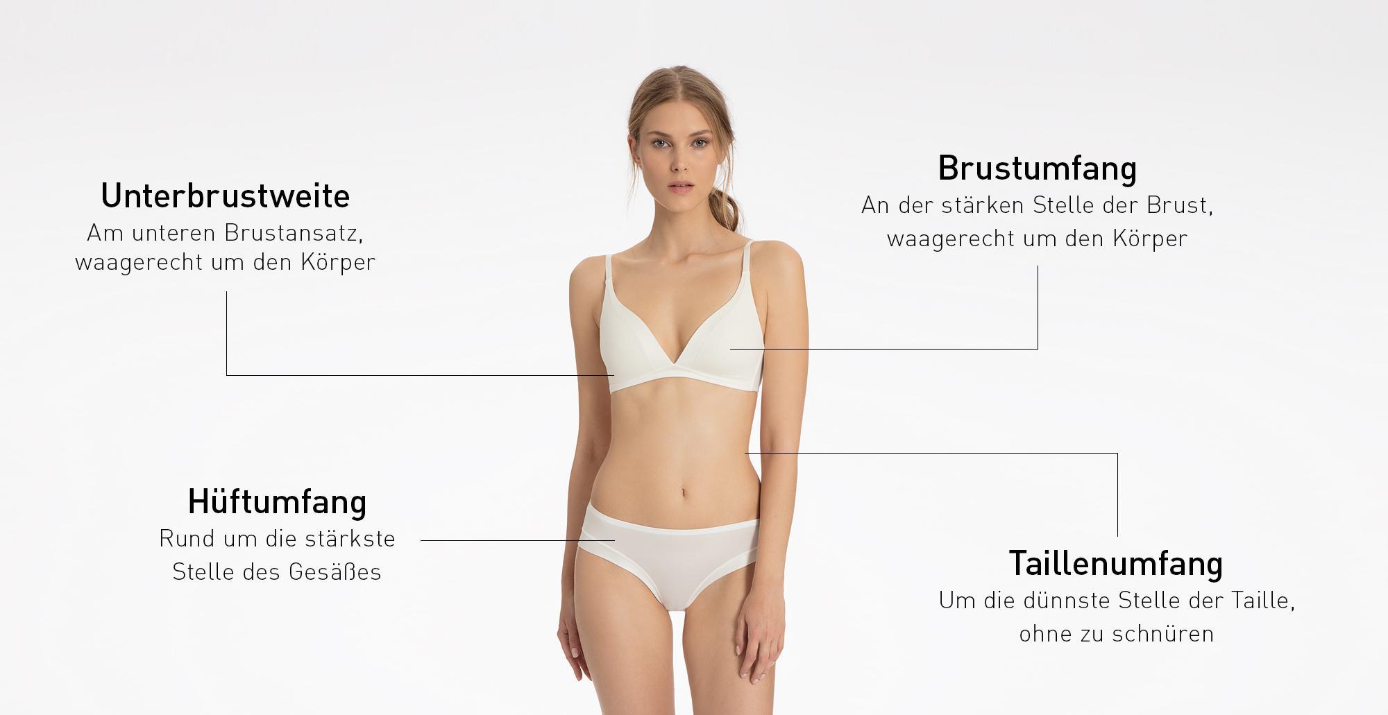 Grössentabelle Damen