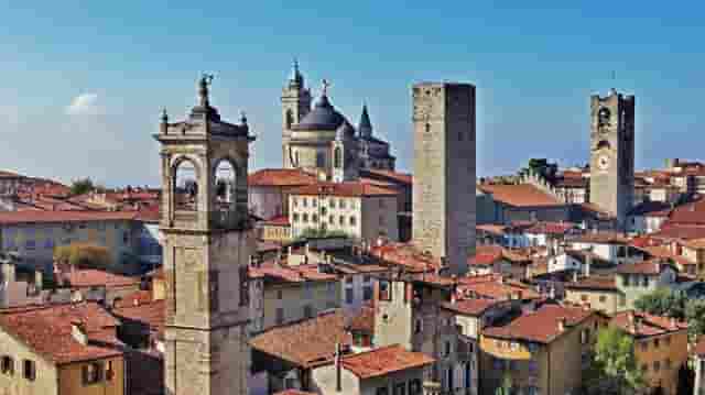 Средневековой город Бергамо - Ломбардия