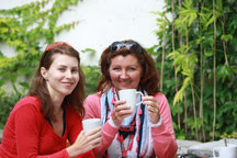 Marta Kischka und Agata Koch, Initiatorinnen des SprachCafés in Pankow, lassen ihre Ideen immer mehr werden.