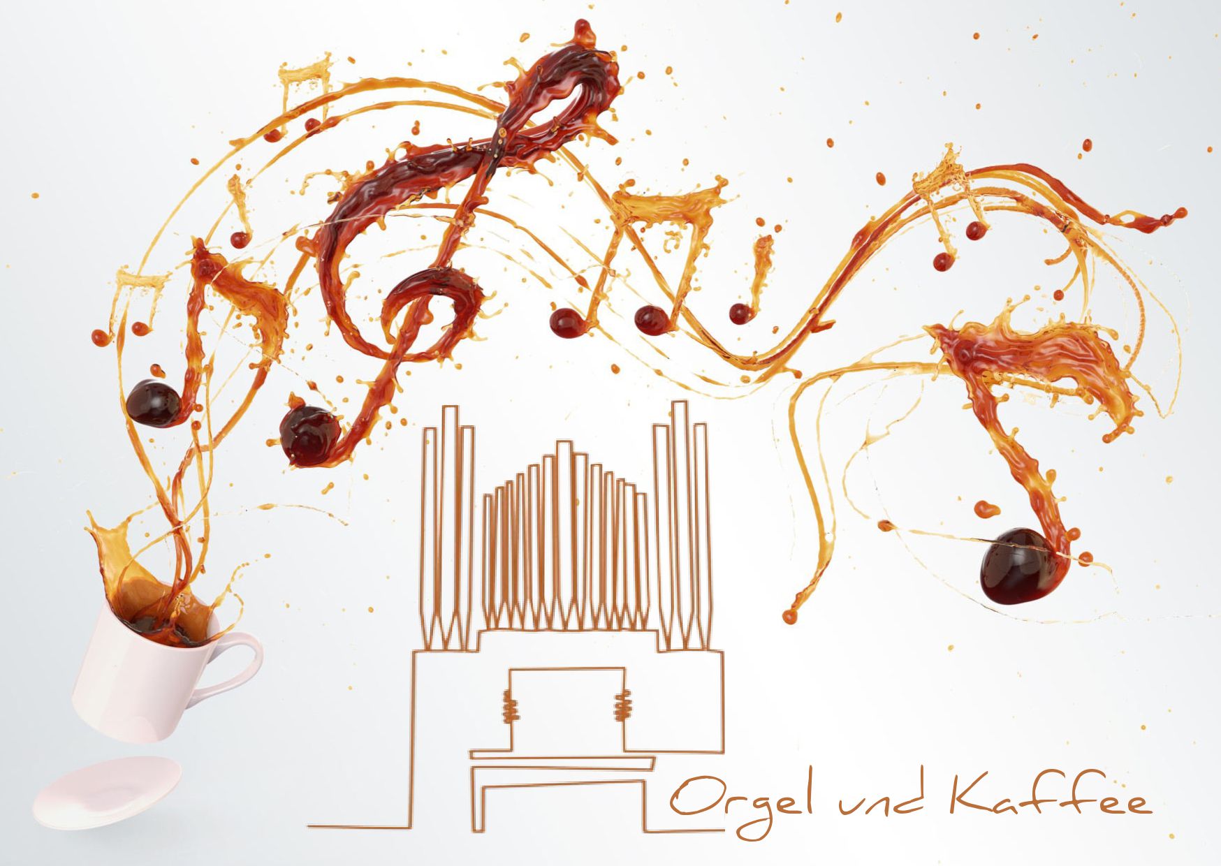 Kaffee und Orgel