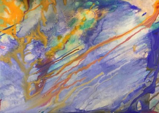 "Der Himmel ist ein weiter Raum" 70 x 50 cm 