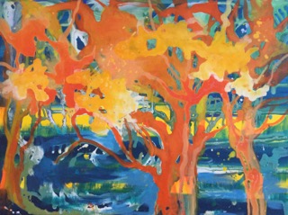 "Red Heat" 70 x 50 cm 