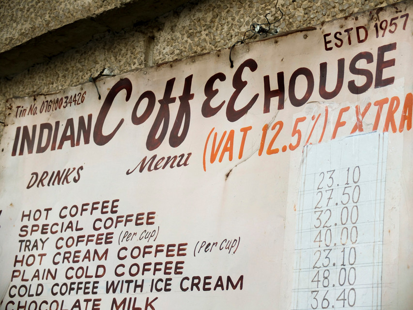 Indian Coffee House, New Delhi - © François Struzik - simply human 2015