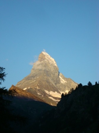 Matterhorn am frühen Morgen 6:30 Uhr