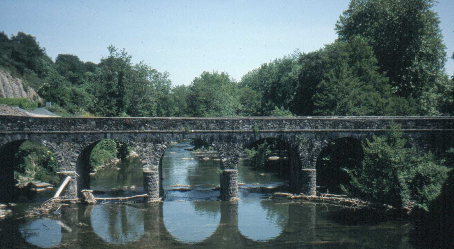   Pont moyenâgeux entre Saint-Palais et Uhart-Mixe. 