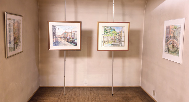 井上幾深　風景水彩画　ヴェネチア編
