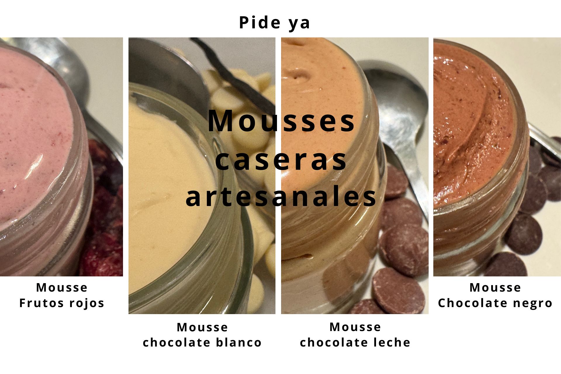 MOUSSES CHOCOLAT CASERAS