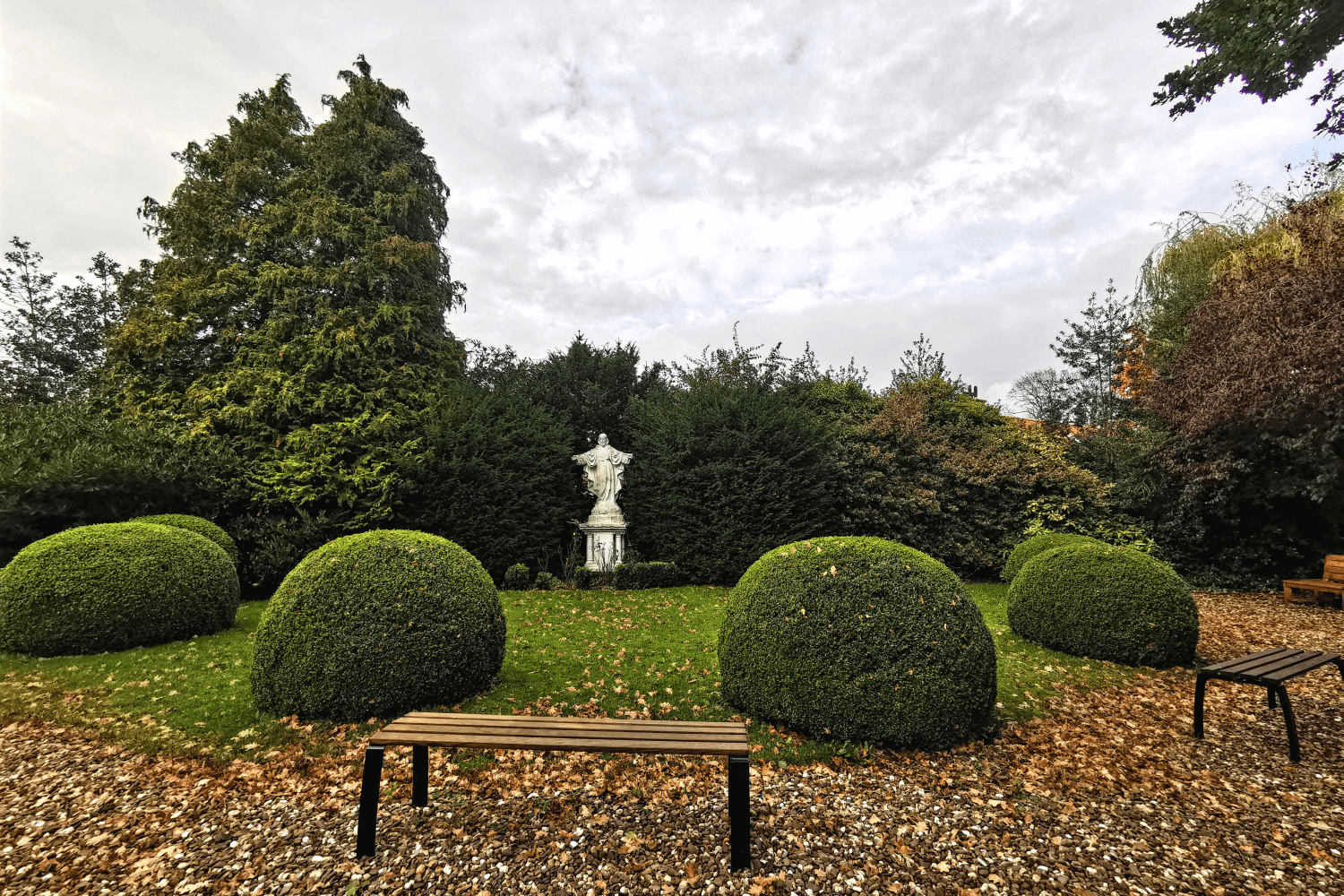 Der Garten der St. Stephanuskirche