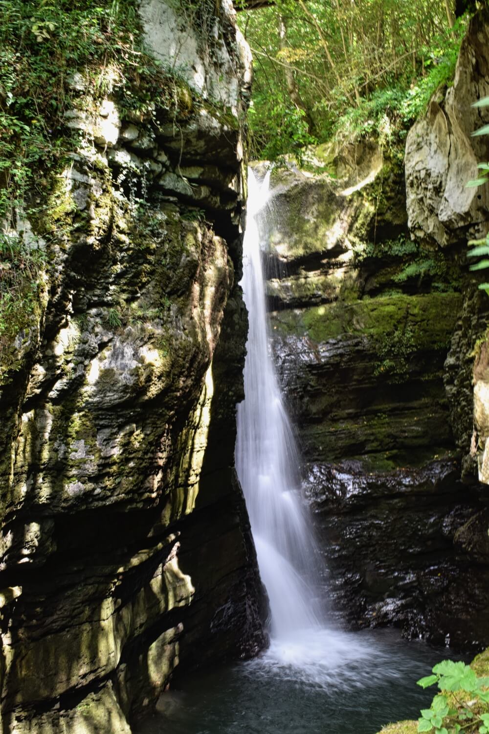 Der Kozjak-Wasserfall