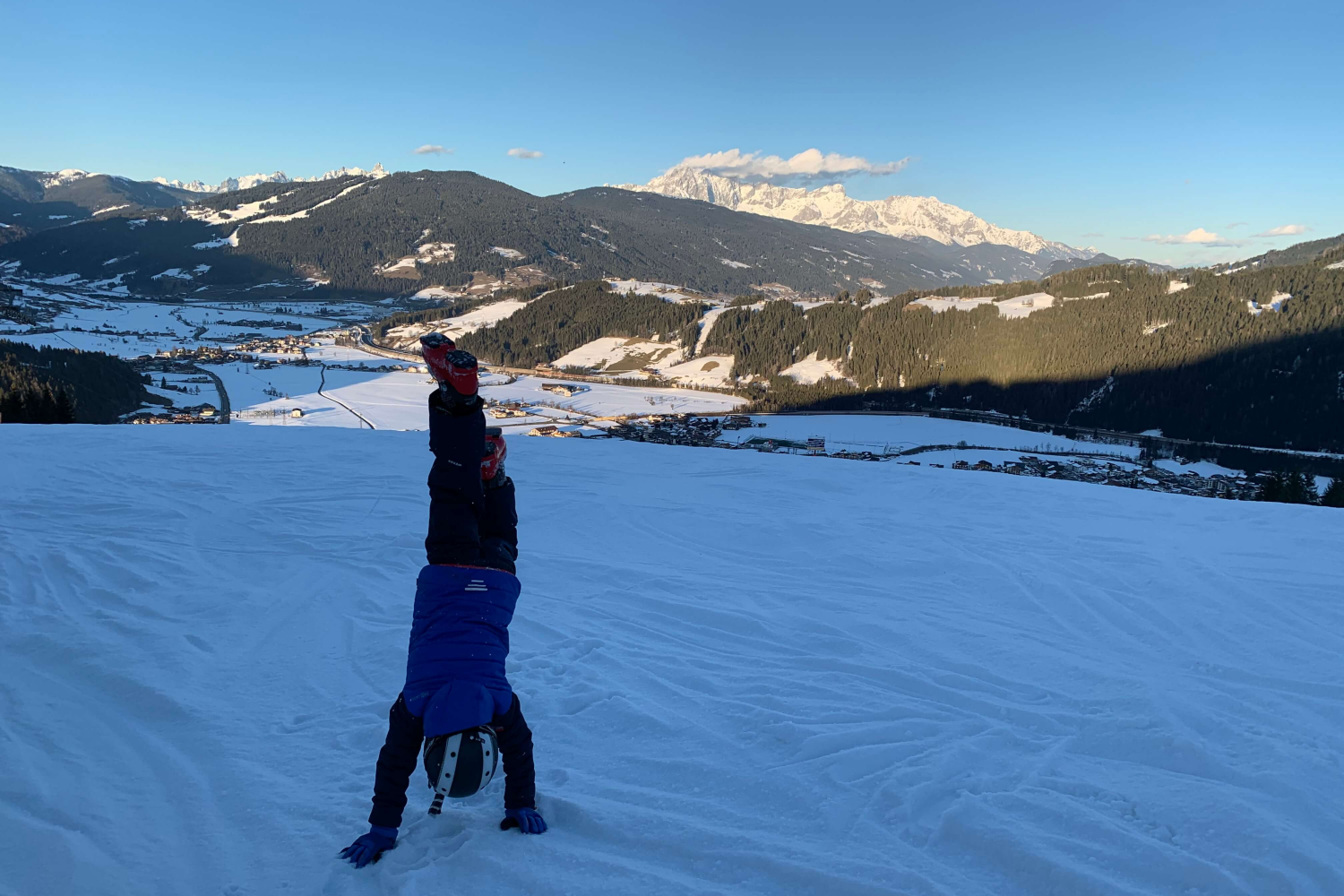 Da mal wieder ein Handstand!