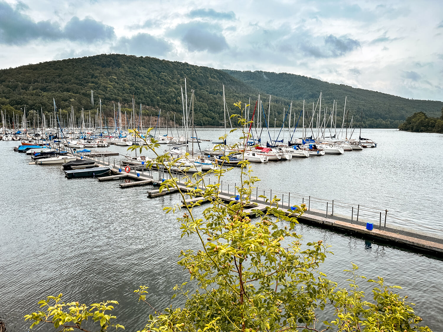 Der kleine Hafen in Rehbach