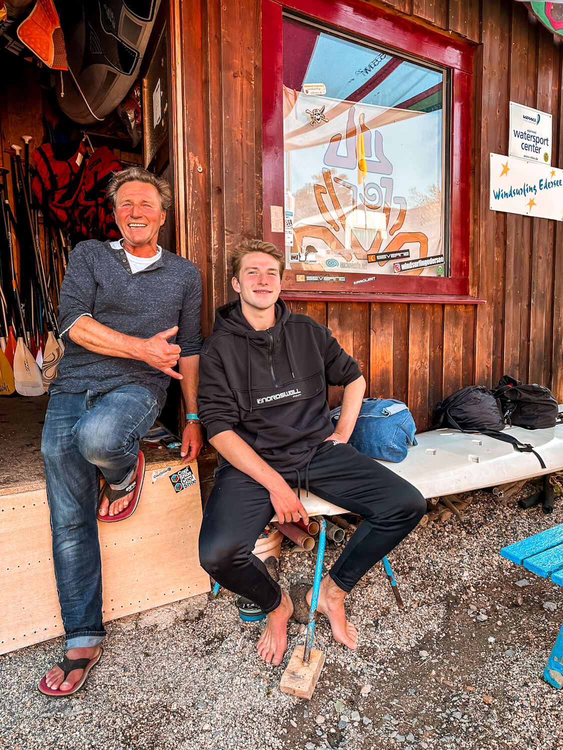 Die Surflehrer eures Vertrauens: Lars & Michel